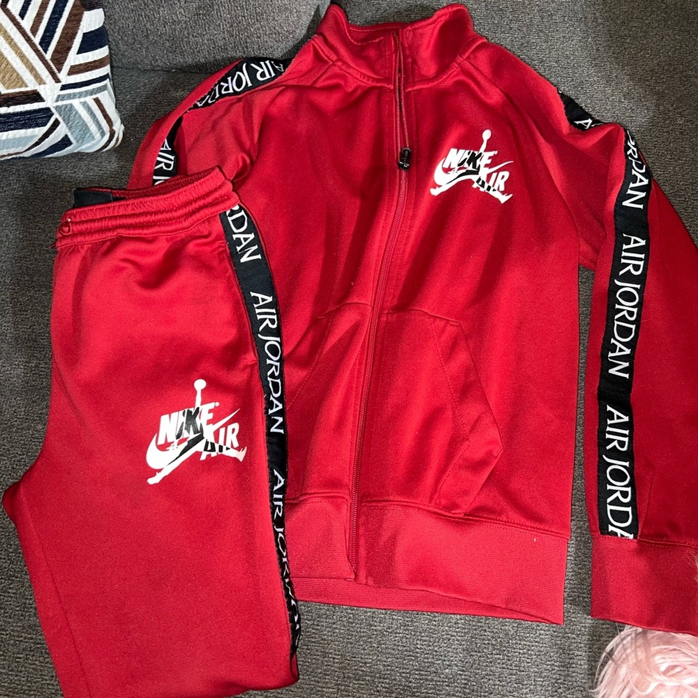 Jordan Red Athletic Tracksuit